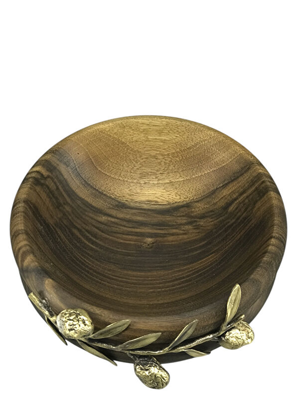 Woodstory Design Brown Wooden Serving Plate - 2