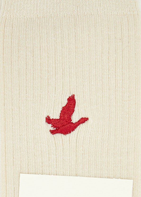 Beymen Club Bone Logo Embroidered Women's Socks - 2