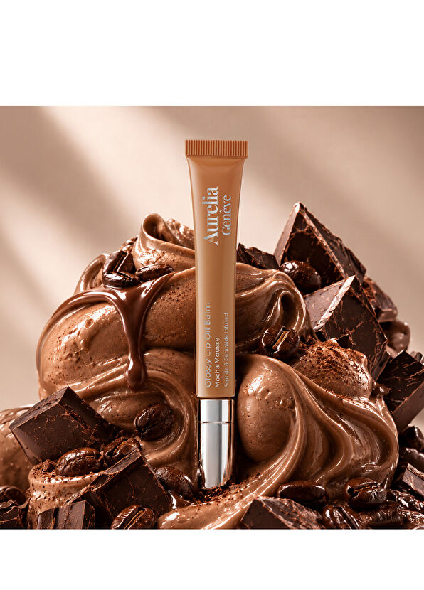 Aurelia Genève Mocha Mousse Glossy Lip Oil Balm - 2