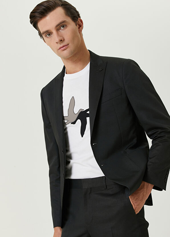 Beymen Club Siyah Glossy Takım Elbise - 2