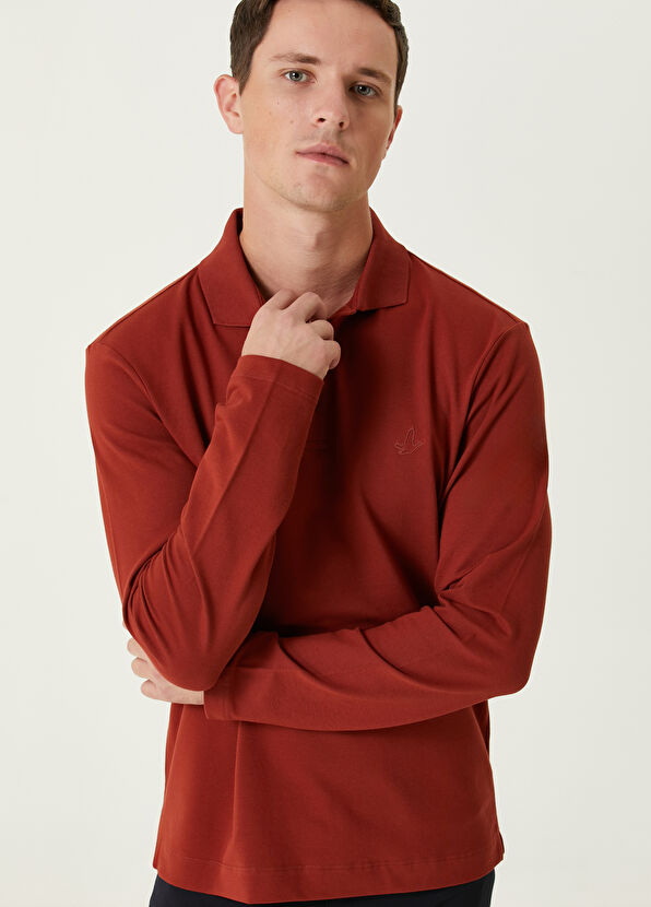 Comfort Fit Turuncu Polo Sweatshirt Beymen Club Comfort Fit Turuncu Polo Sweatshirt - 2