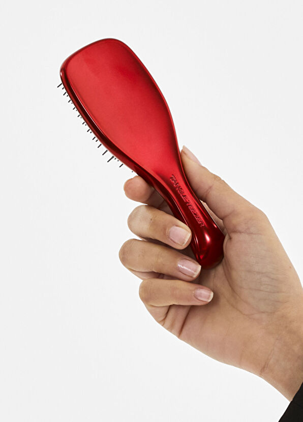 Tangle Teezer The Devil Wears Prada Ultimate Detangler Red Mini Size Chrome Hair Brush Comb - 2