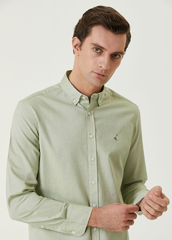 Beymen Club Comfort Fit Çağla Oxford Gömlek - 2
