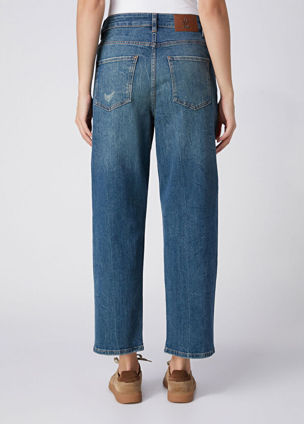 Beymen Club Tapered Fit Blue Jeans - 4