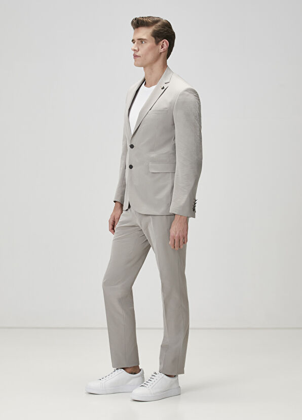 Beymen Club Beige Embossed Suit - 4