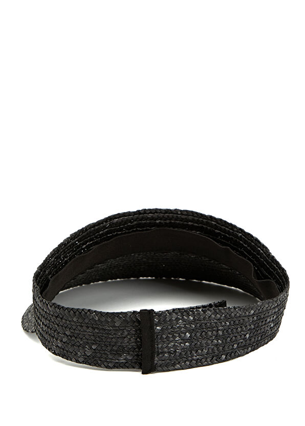 Beymen Club Siyah Vizör Detaylı Kadın Hasır Şapka - 2