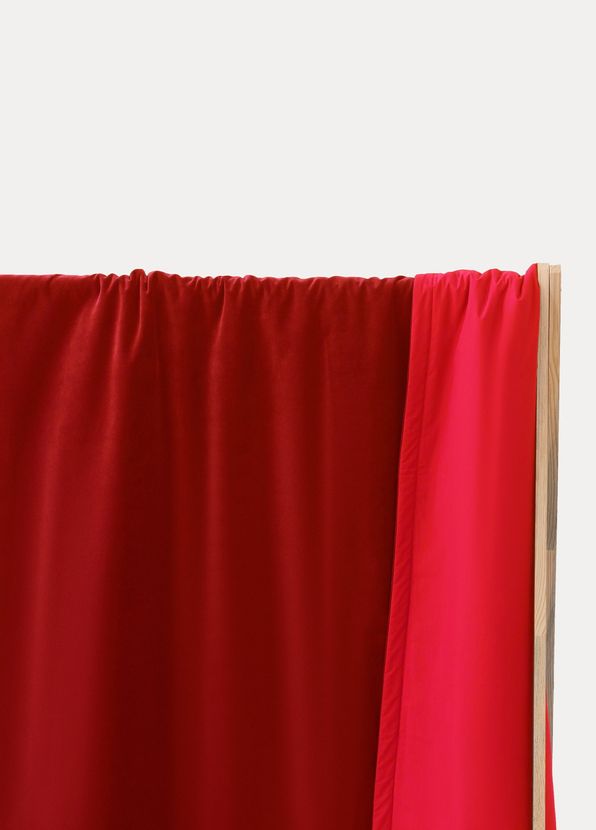 Alpaq Studio Red Velvet Throw Blanket Sofa Cover - 2