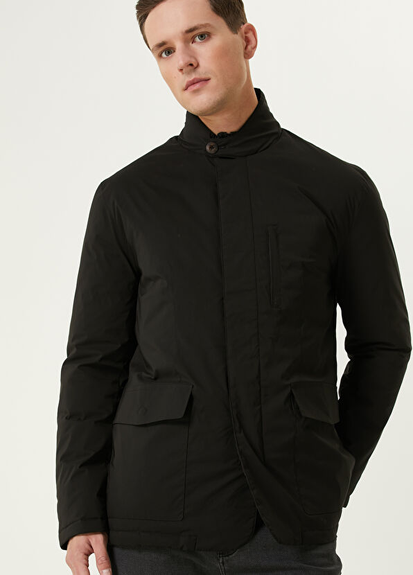 Beymen Club Black Inner Vest Detailed Puff Coat - 2