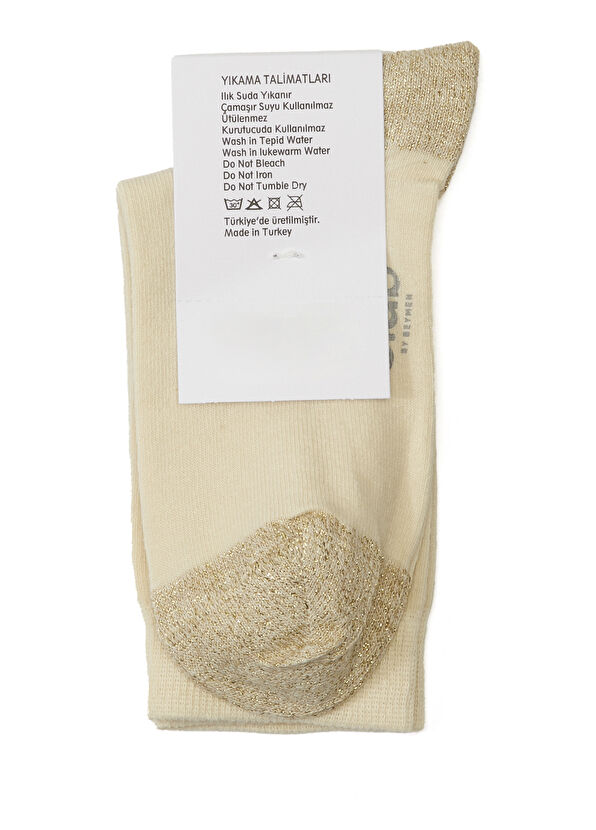 Beymen Club Bone Logo Embroidered Women's Socks - 2