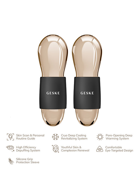 Geske Cool & Warm Duo Eye and Face Massager 7 in 1 Gray Göz Bakım Cihazı - 3