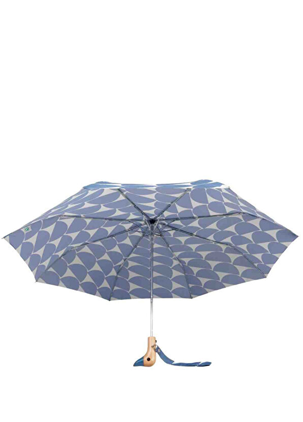 Duckhead Original Duck Moon Açık Mavi Denim Kompakt Şemsiye - 1