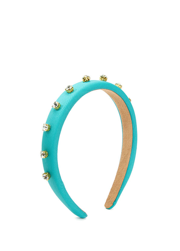 Queen Unique Turkuaz Kız Çocuk Taç - 1