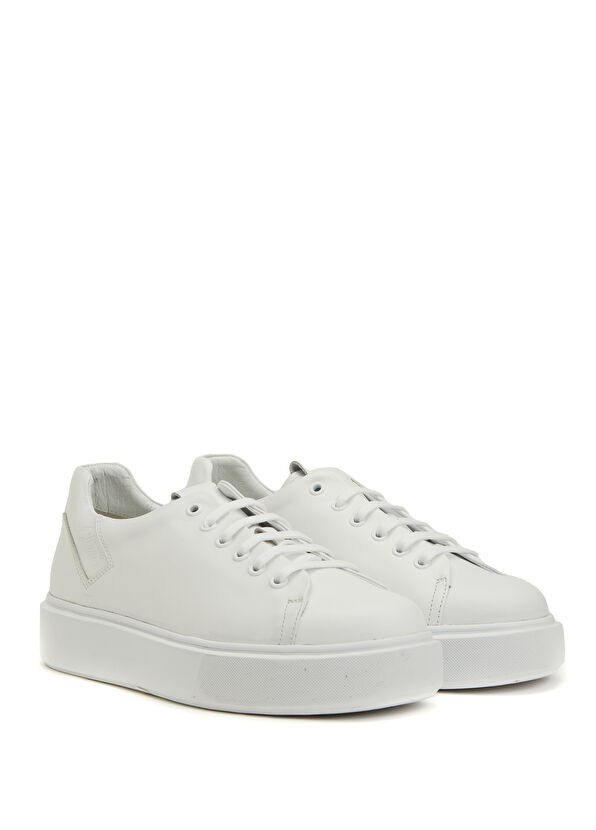 Beymen Club Beyaz Kadın Deri Sneaker - 2