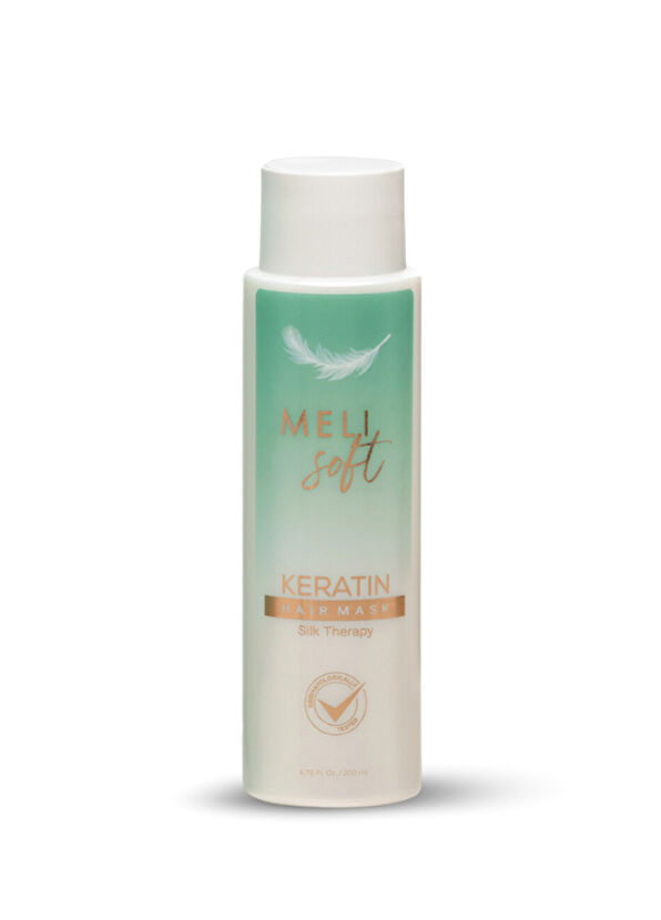 Melisoft Keratin Hair Mask Yıpranmış Saçlar İçin Onarıcı & Nemlendirici Saç Maskesi 200 ml - 1
