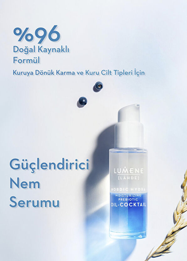 Lumene Moisturizing Prebiotic Oil Coctail Prebiyotik Nem Kokteyli 30 ml - 2