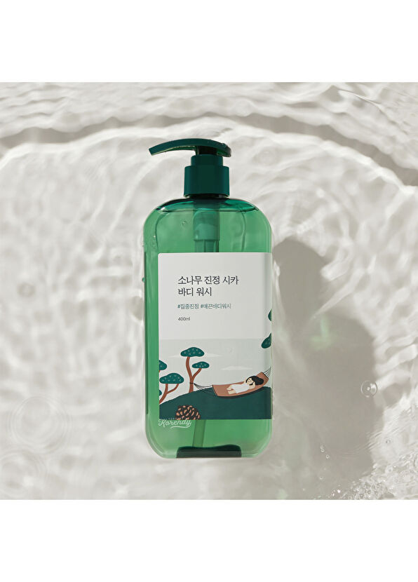 Round Lab Pine Tree Calming Cica Body Acne & Anti-Pore Pine Wood Extract Body Cleanser 400ml - 2