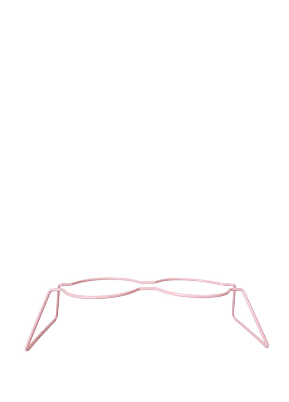 DOG.IST Coral Pink Steel Dog Food and Water Bowl - 2