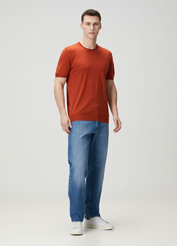 Kiton Kiremit Kısa Kollu Triko - 2