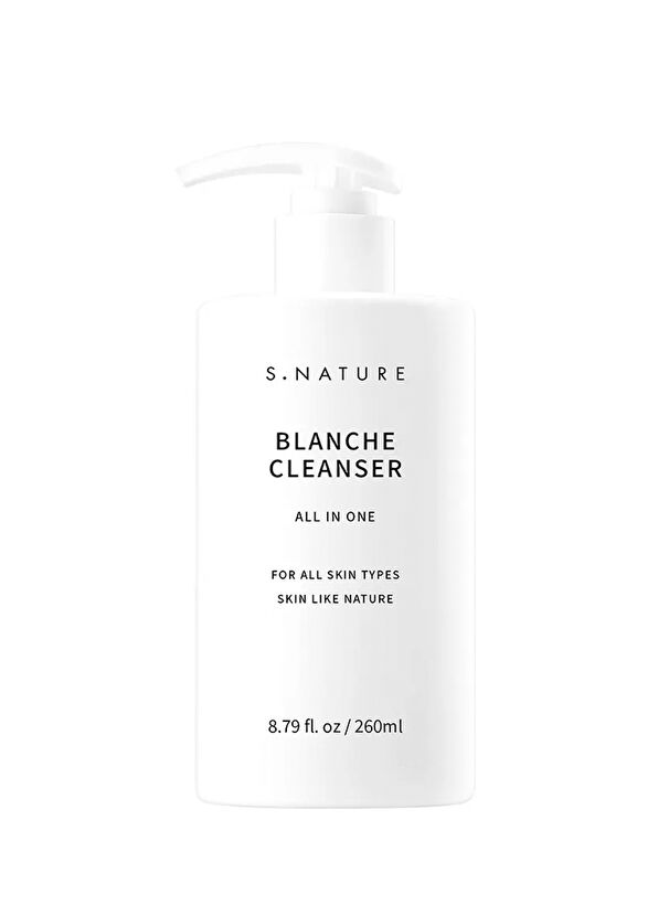 S.Nature Blanche All In One Cleanser Micro Anti-Dust and Barrier Supporting Facial Cleanser Gel 260 ml - 1
