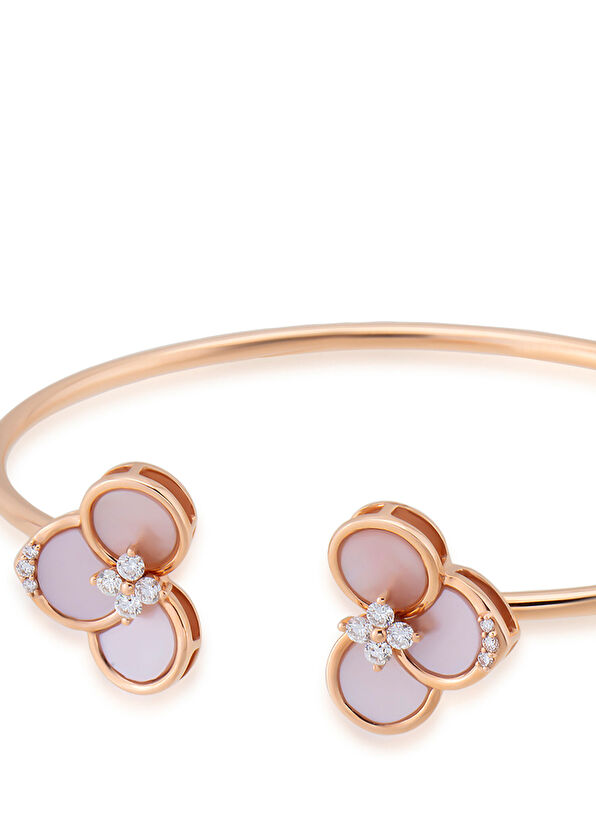 Mevaris Flora Opal Kadın Altın Bilezik - 2