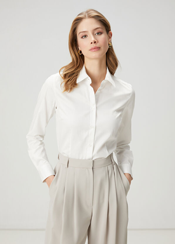 Beymen Club Slim Fit White Shirt - 1