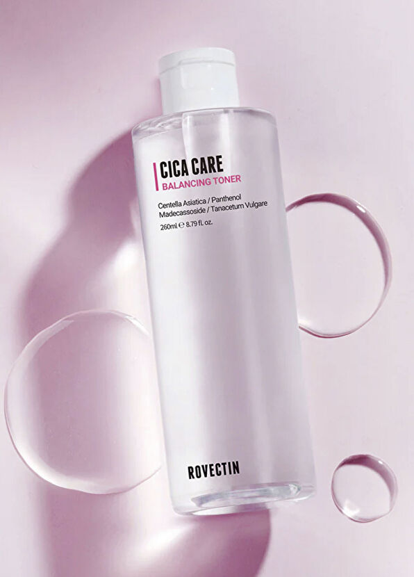 Rovectin Cica Care Balancing Madecassoside İçeren Rozalı Akneli ve Hassas Ciltlere Özel Yüz Toniği 260 ml - 2