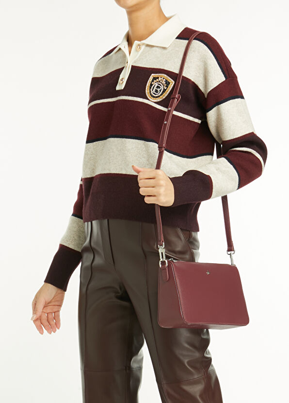 Beymen Club Picollo Burgundy Women's Shoulder Bag - 2