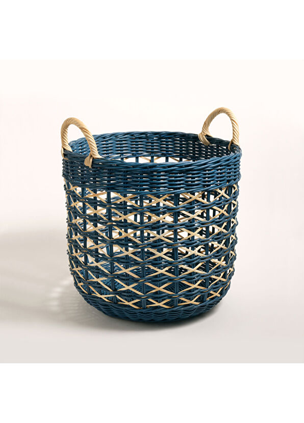 Zsa Zsa Zsu Java Lacivert Rattan Sepet 39 cm - 2