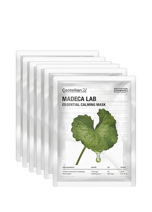 Centellian24 Madeca Lab Essential Calming Mask 6-Piece Calming Freshness Mask 20 ml - 3