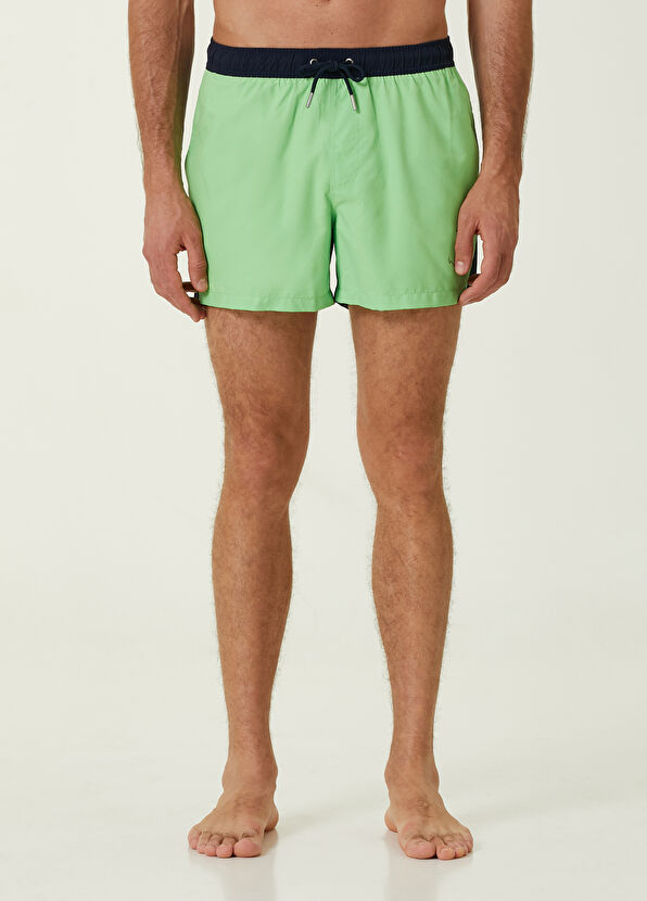 Beymen Club Yeşil Beli Kordonlu Çapa Baskılı Mayo - 2