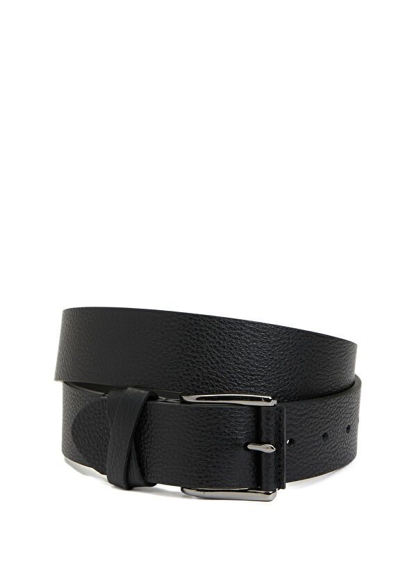 Beymen Club Siyah Erkek Deri Kemer - 1