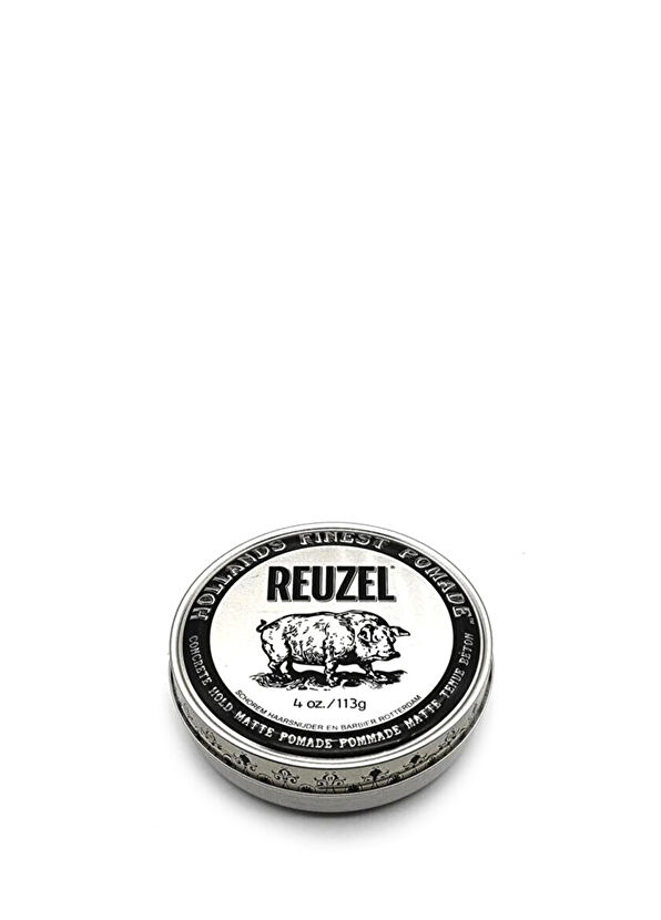 Reuzel Concrete Hold Matte Pomade Şeffaf Su Bazlı Güçlü Tutucu Dokulandırıcı Mat Wax Jöle 113 gr - 1
