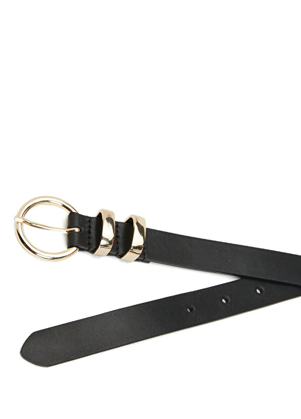 Beymen Club Siyah Kadın Deri Kemer - 4