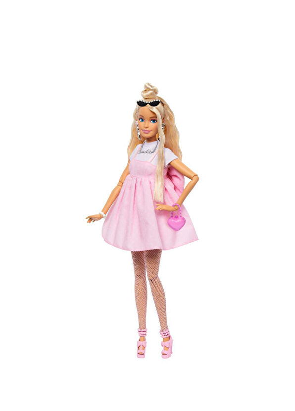 Barbie Deluxe Style Bebekler Sarı Saçlı Model Bebek HYV27 - 1