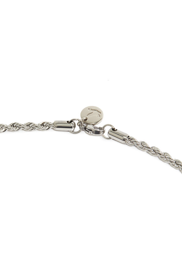 Beymen Club Silver Zincir Formlu Erkek Çelik Kolye - 2