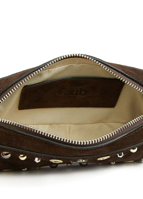 Beymen Club Brown Stud Women's Leather Bag - 4