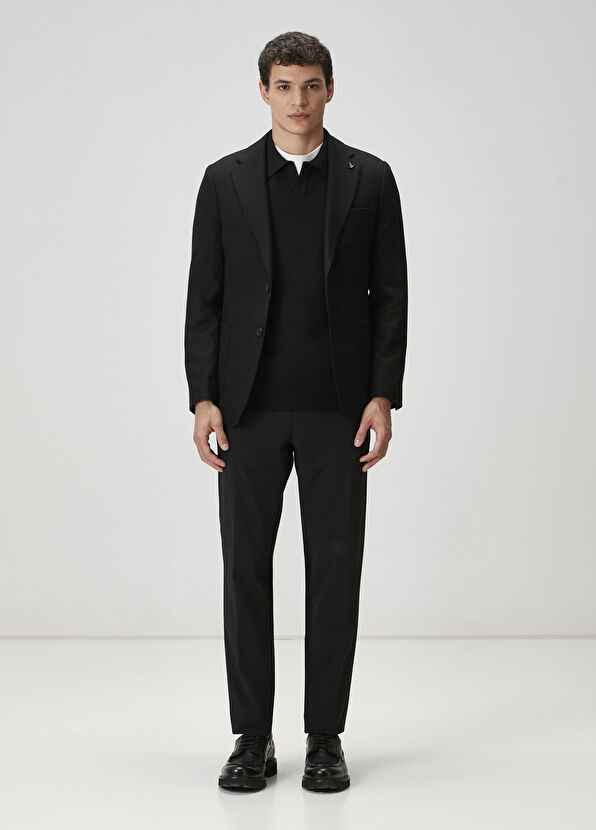 Beymen Club Siyah Beli Kordonlu Pantolon - 1