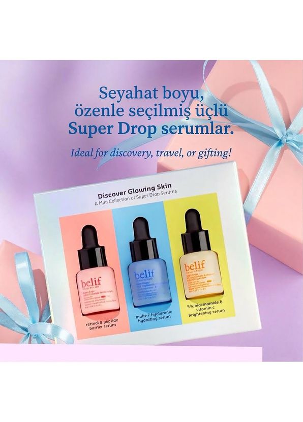 Belif Super Drops Discover Glowing Skin Mini Kit - 2