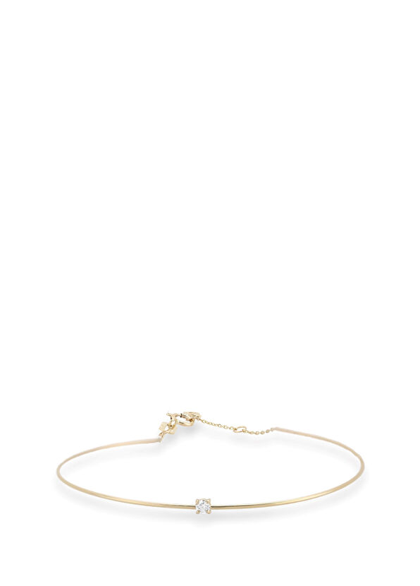 Ginza Design Jewelry Yolo Pırlanta Taşlı 14 Ayar Altın Kadın Bileklik - 1