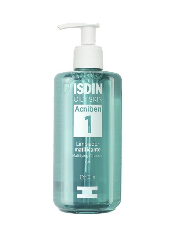 Isdin Acnıben Facial Cleanser Gel  Karma Yağlı Ciltler İçin Yüz ve Vücut Temizleme Jeli 400 ml - 1