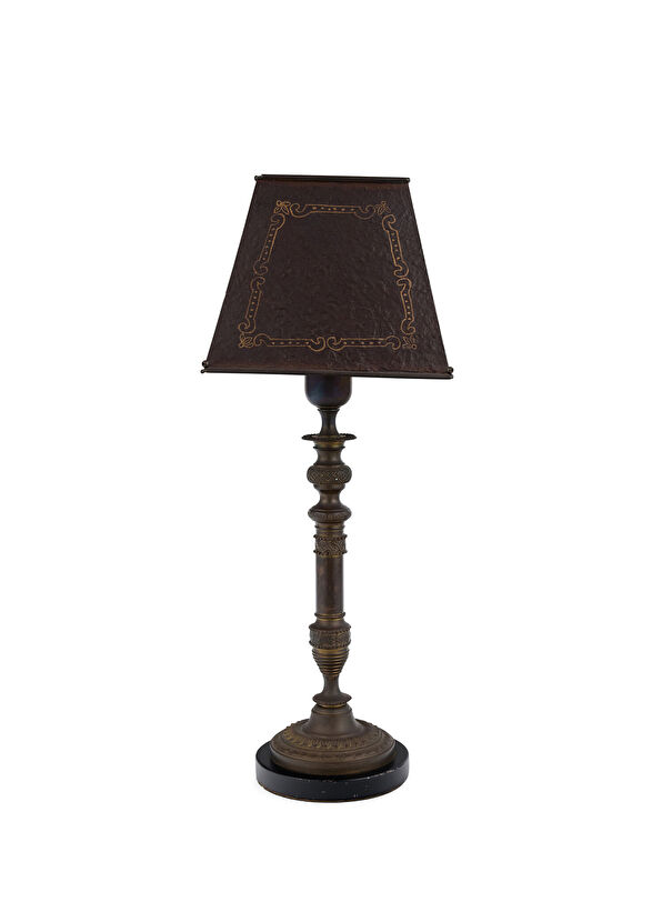 Nish Solutions Leone Aliotti Bronz Gövdeli Abajur - 2