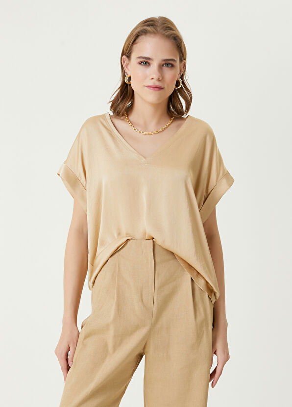 Beymen Club Bej T-shirt - 1