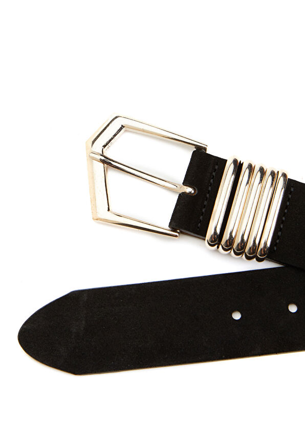 Beymen Club Siyah Kadın Süet Kemer - 2