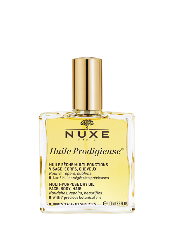 Nuxe Dry Oil For Face, Body And Hair 50 ml + Body Massage Brush - 1