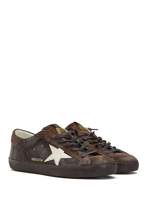 Super Star Kahverengi Erkek Deri Sneaker - Görsel 3