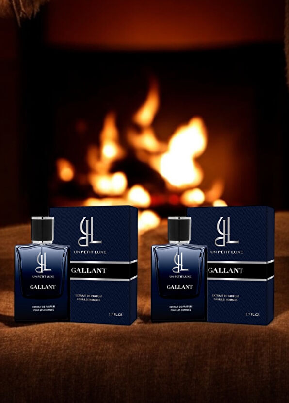 Un Petit Luxe Gallant Exclusive EDP 50 ml Erkek 2'li Parfüm Seti  - 4