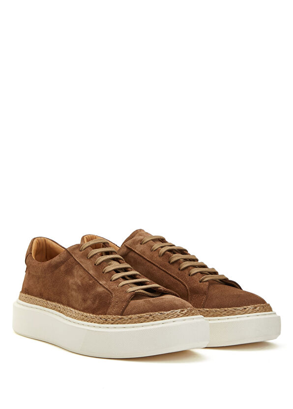 Beymen Club Taba Jüt Detaylı Erkek Süet Sneaker - 2