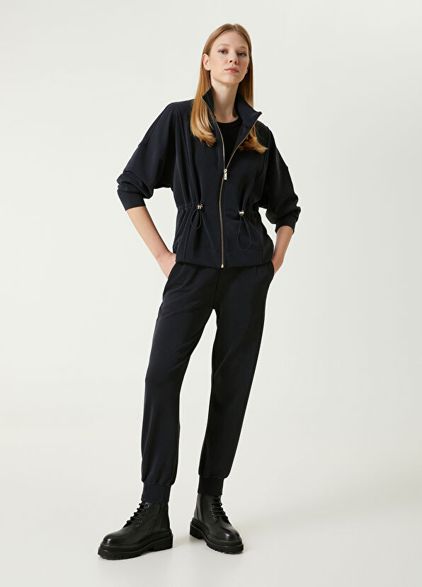 Beymen Club Black Zippered Sweatshirt - 3