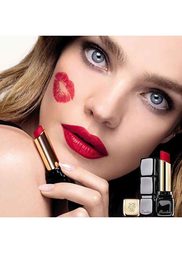 Guerlain KissKiss Tender Matte 999 Eternal Red - 3