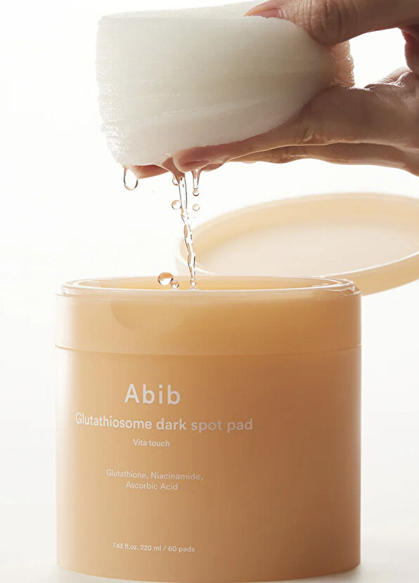 Abib Glutathiosome Dark Spot Pad Vita Touch  Leke Karşıtı 60'lı Siyah Nokta Pedleri  220 ml  - 2